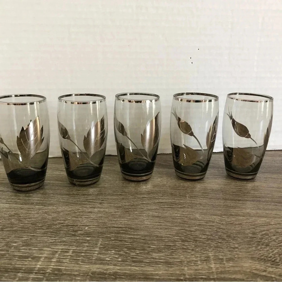 Vtg  Silver Overlay Shot Glasses - Picture 1 of 7